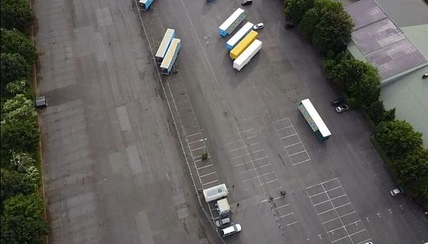 Area di parcheggio per autocarri in Unna
