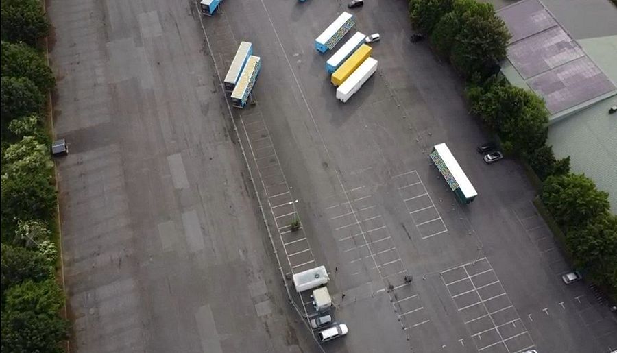 Area di parcheggio per autocarri in Unna