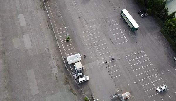 Area di parcheggio per autocarri in Unna