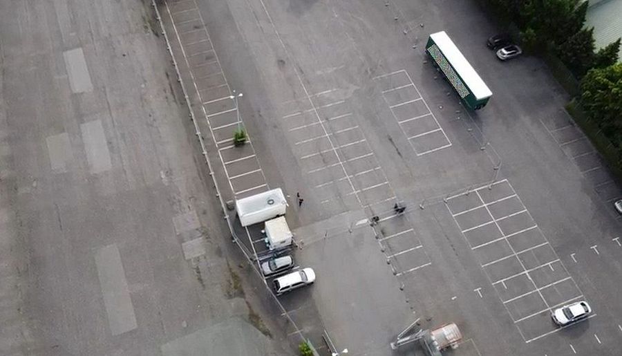 Area di parcheggio per autocarri in Unna