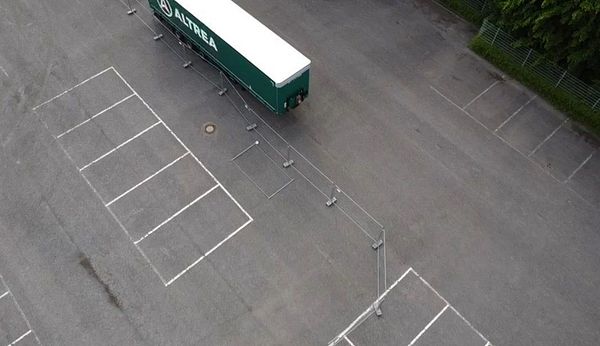 Area di parcheggio per autocarri in Unna