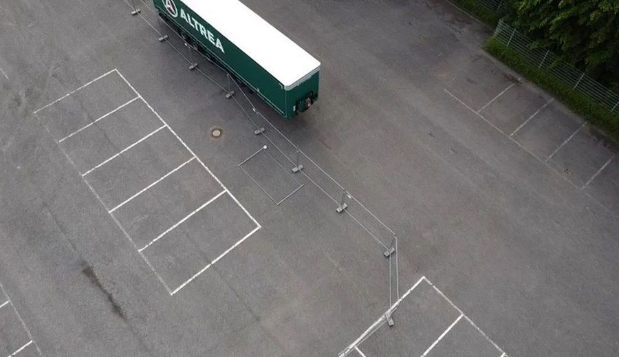 Area di parcheggio per autocarri in Unna
