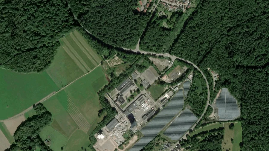 Parkareal in Gro&szlig;rosseln