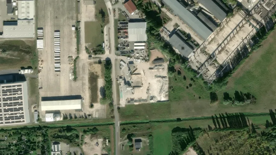 Truck parking lot in Stendal