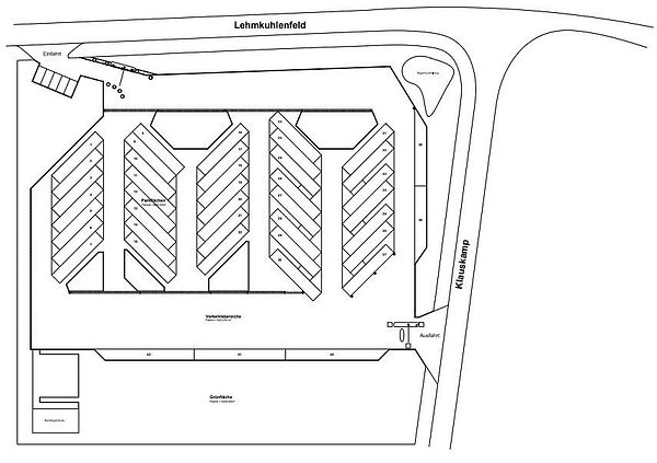 Area di parcheggio per autocarri in Wolfsburg