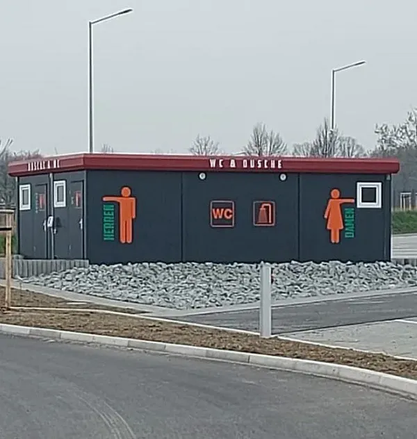 Parking dla ciężarówek Bautransport Bautzen w Göda
