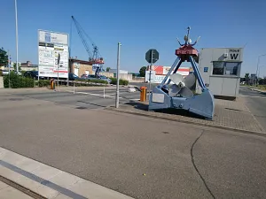 Parkareal Sächsische Binnenhäfen Hafengelände in Dresden