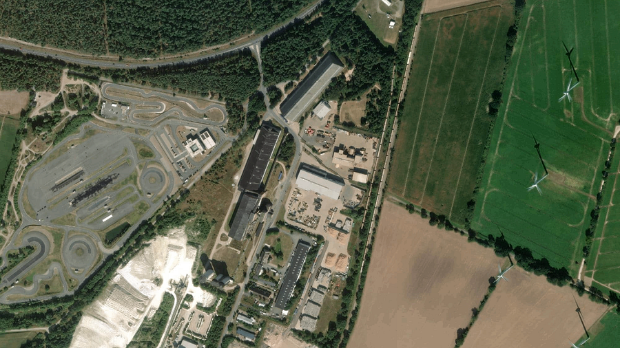 Area di parcheggio per autocarri in Melbeck