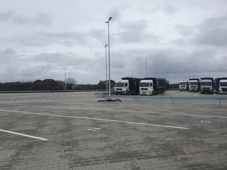 Місце для паркування вантажівок Mildensee в Dessau-Roßlau