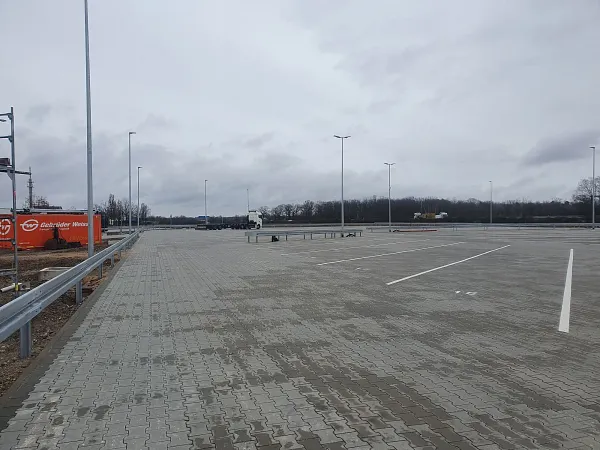 Місце для паркування вантажівок Mildensee в Dessau-Roßlau