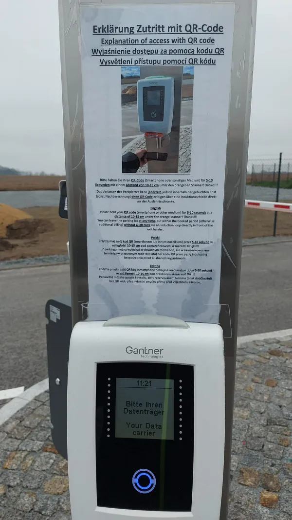 Parking dla ciężarówek Bautransport Bautzen w Göda