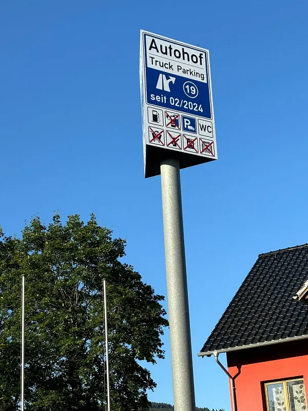 Area di parcheggio per autocarri Lomo Autohof Zella-Mehlis