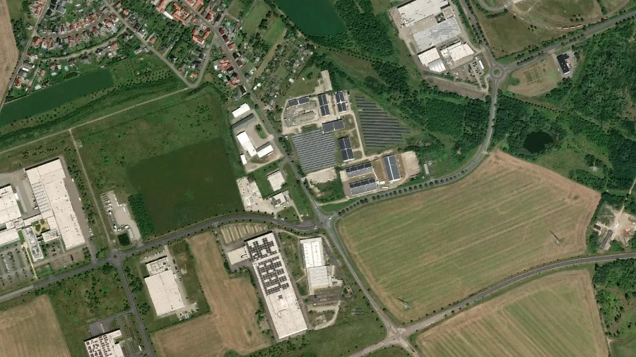 Teherg&eacute;pkocsi parkol&oacute; Bitterfeld-Wolfen