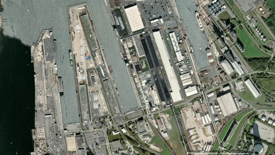 Parkareal in Rostock