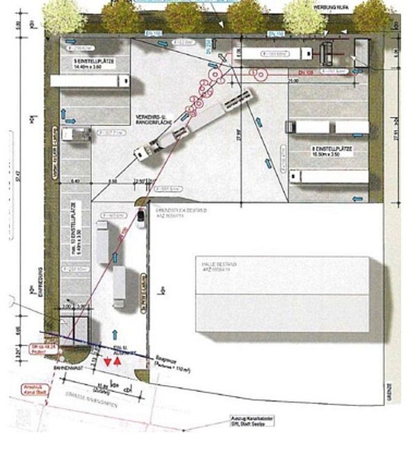 Truck parking lot Lkw Lade und Parkzentrum in Seelze