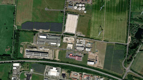 Truck parking lot in Gardelegen
