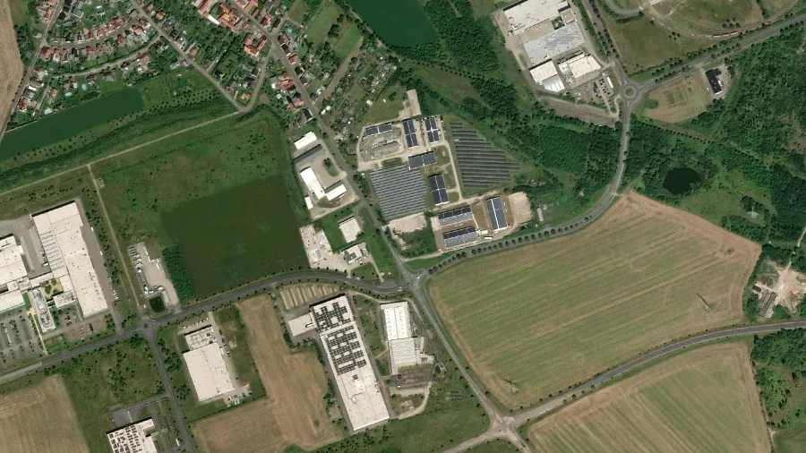 Місце для паркування вантажівок у Bitterfeld-Wolfen