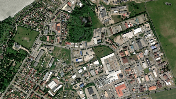 Parkareal in Waren (Müritz)