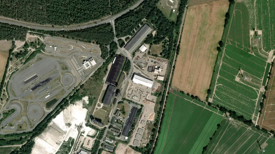 Area di parcheggio per autocarri in Melbeck