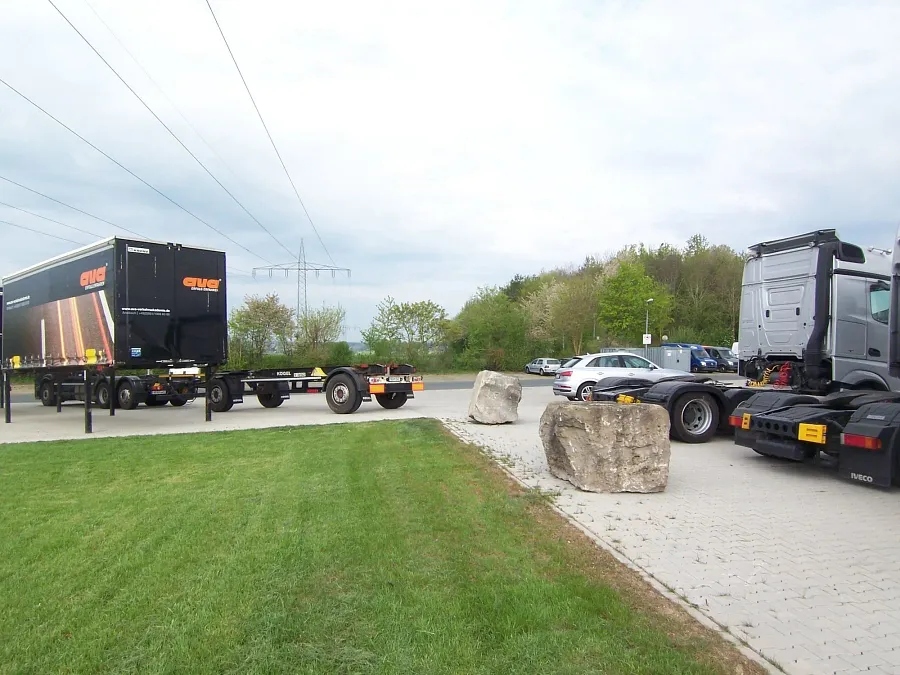 Zona de parcare pentru camioane Autohaus Oppel în Ansbach