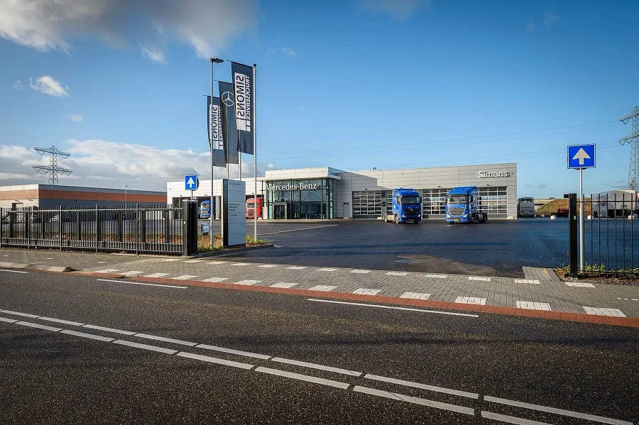 Truck parking lot NL Parkplatz B C 6101 WR in Echt