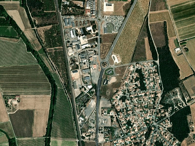 Parkareal in Donzère (France)