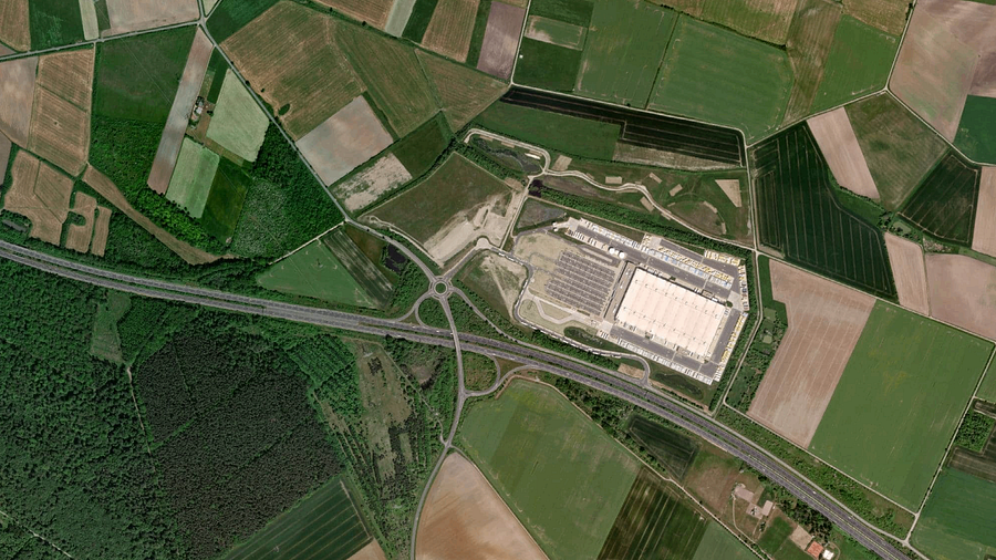 Area di parcheggio per autocarri Lkw Truckstopp mit Dieseltankstelle Helmstedt