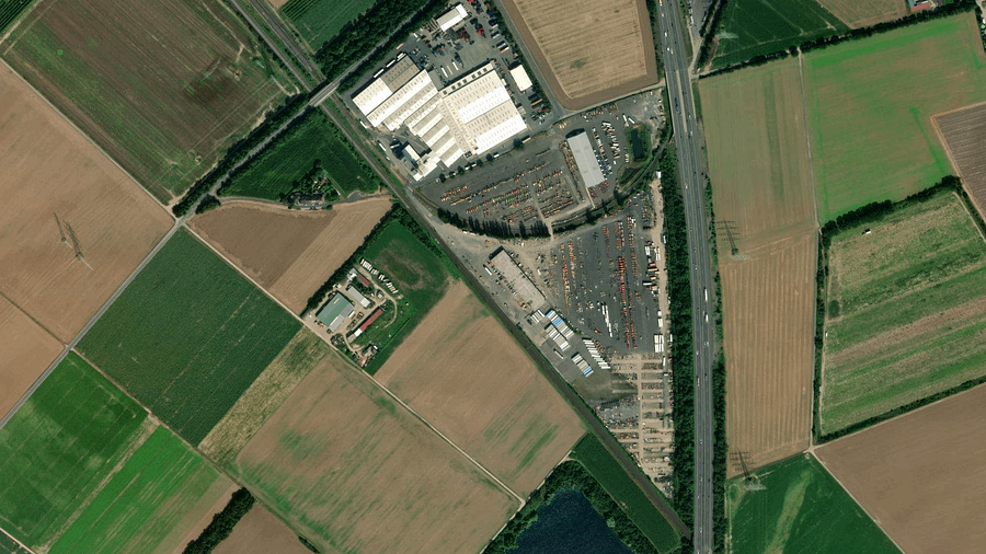 Area di parcheggio per autocarri in Dormagen