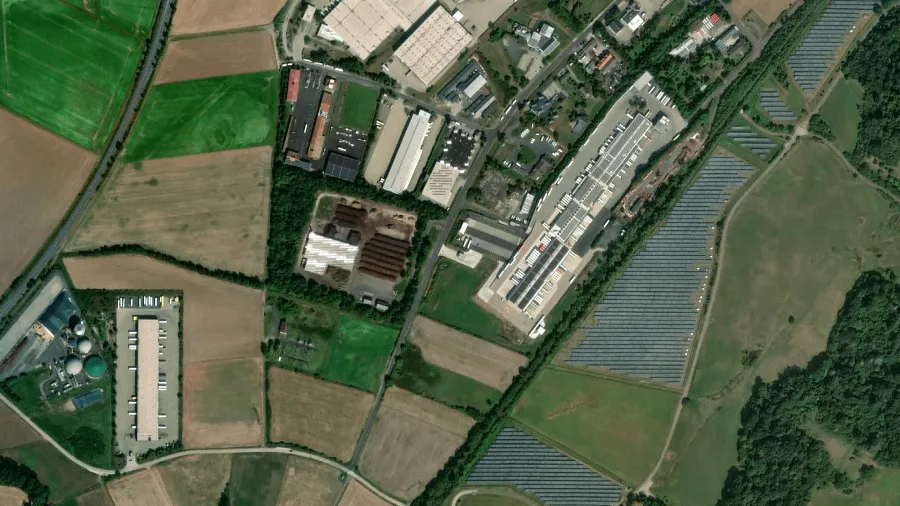 Parkareal Standort des Logistiklagers in Homberg (Efze)