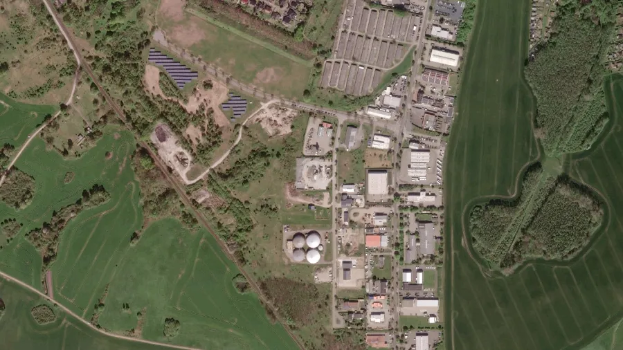 Parkareal in Bergen auf R&uuml;gen