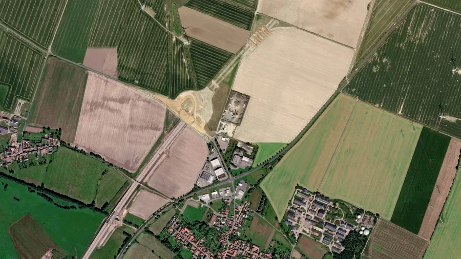 Truck parking lot L&uuml;deritz in Tangerh&uuml;tte