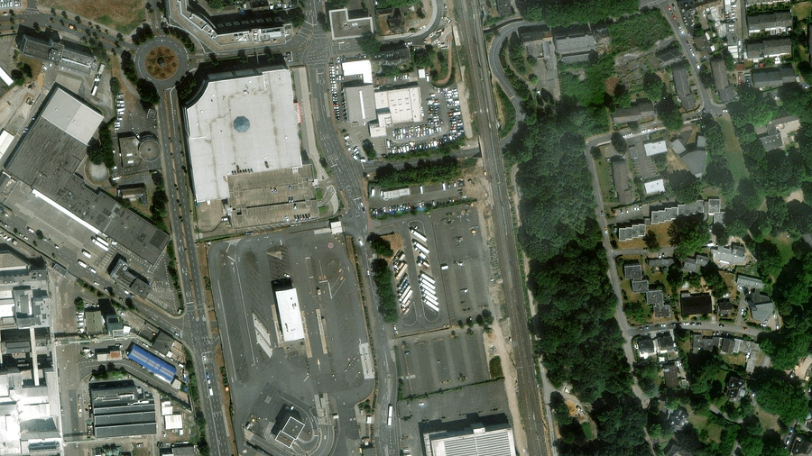 Area di parcheggio per autocarri in Leverkusen