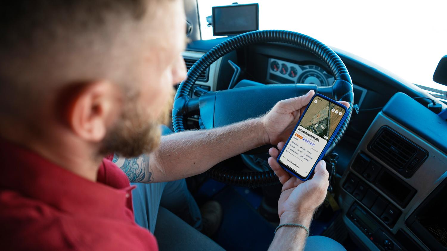 Happy Trucker x LKW.APP: LKW-Parkplätze in Europa jetzt buchbar